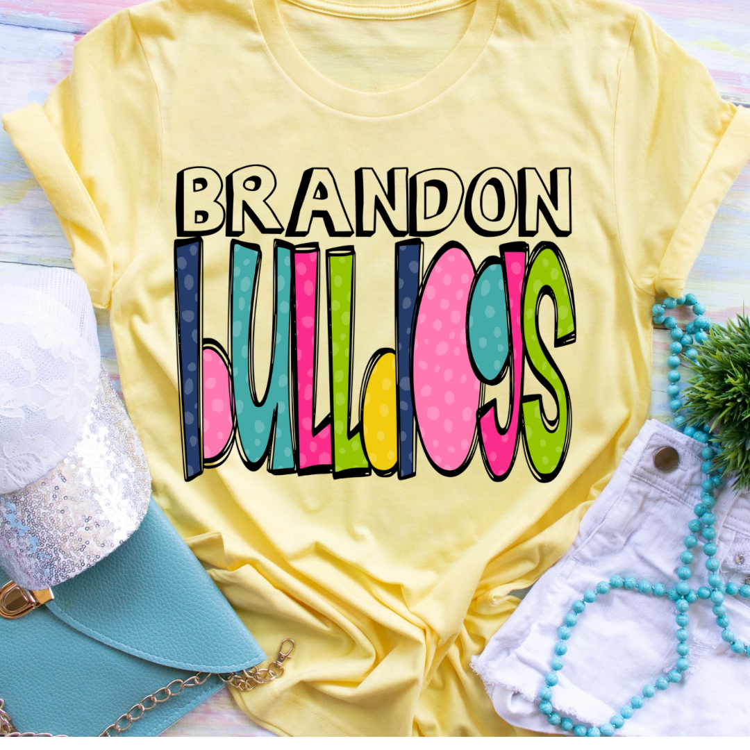 Brandon Bulldogs Colorful