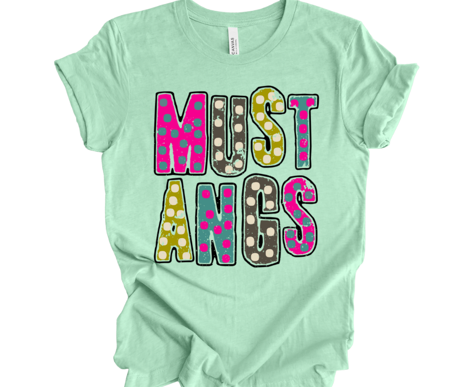 Mustangs Funky Multicolor