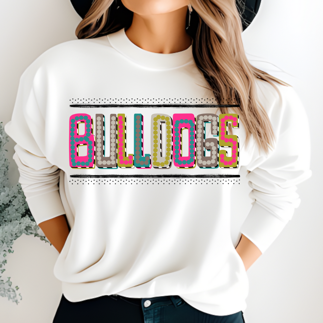 Bulldogs Retro Colorful