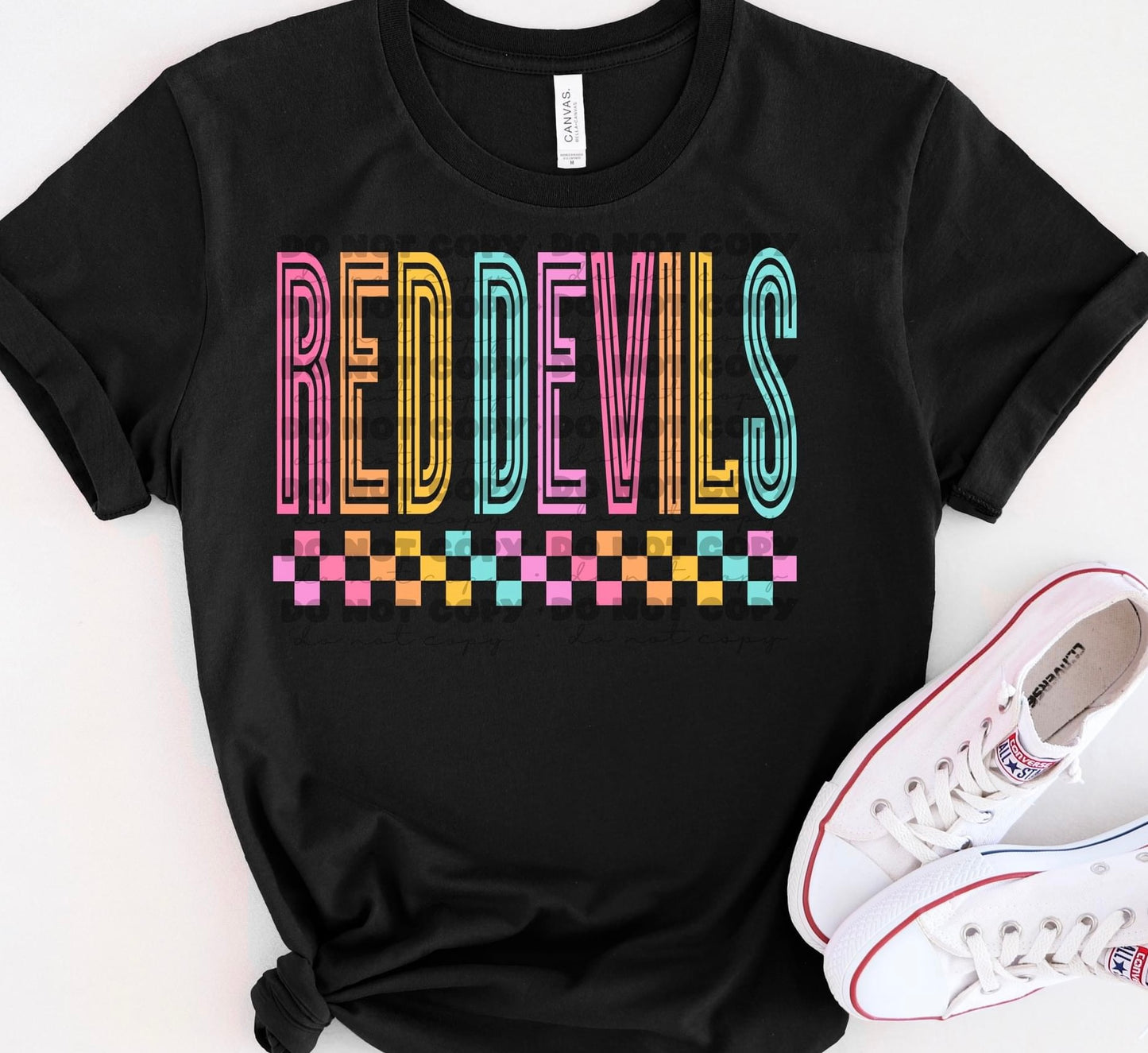 Red Devils - Groovy Multicolor