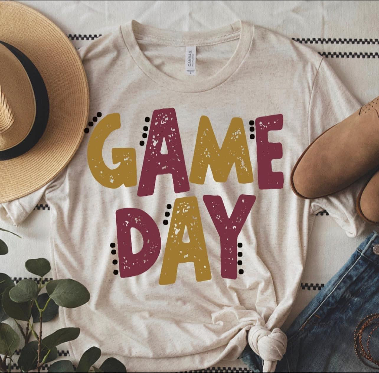 Game Day Dots (Cardinal/Gold)