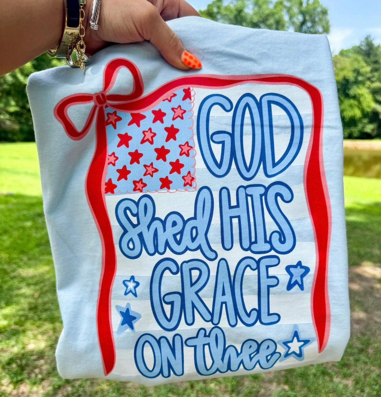 God Shed His Grace on Thee (Front & Back)
