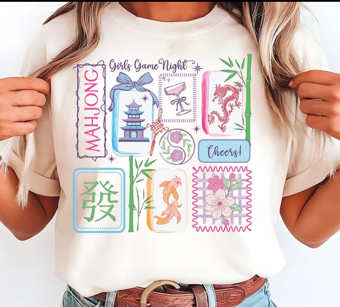 Mahjong Girls Game Night