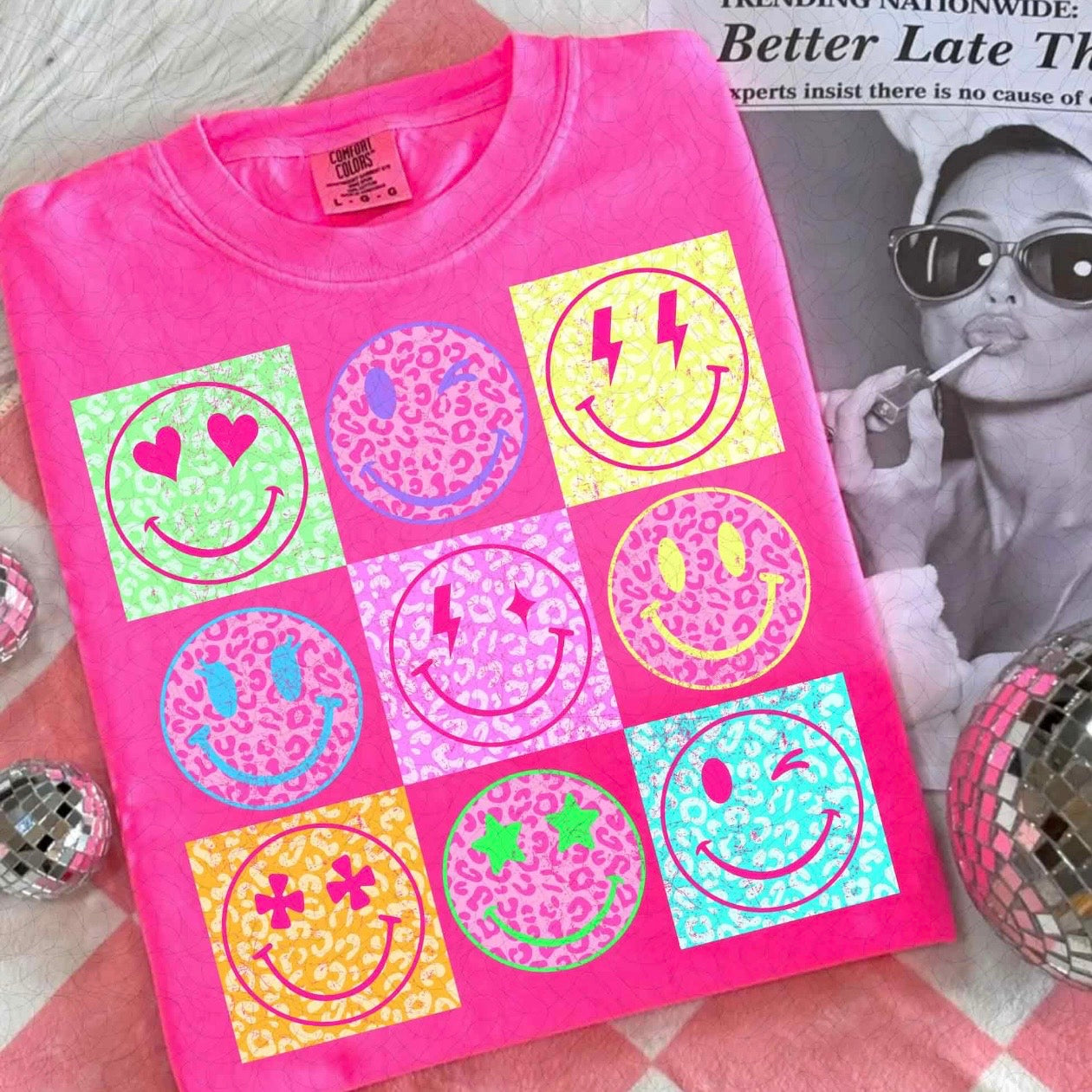Neon Summer Smilies