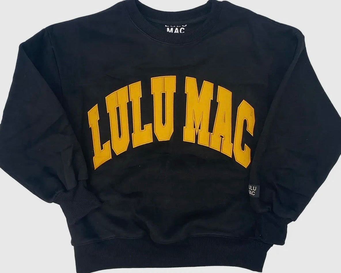 LULU Mac Sweatshirt (Black & Yellow)