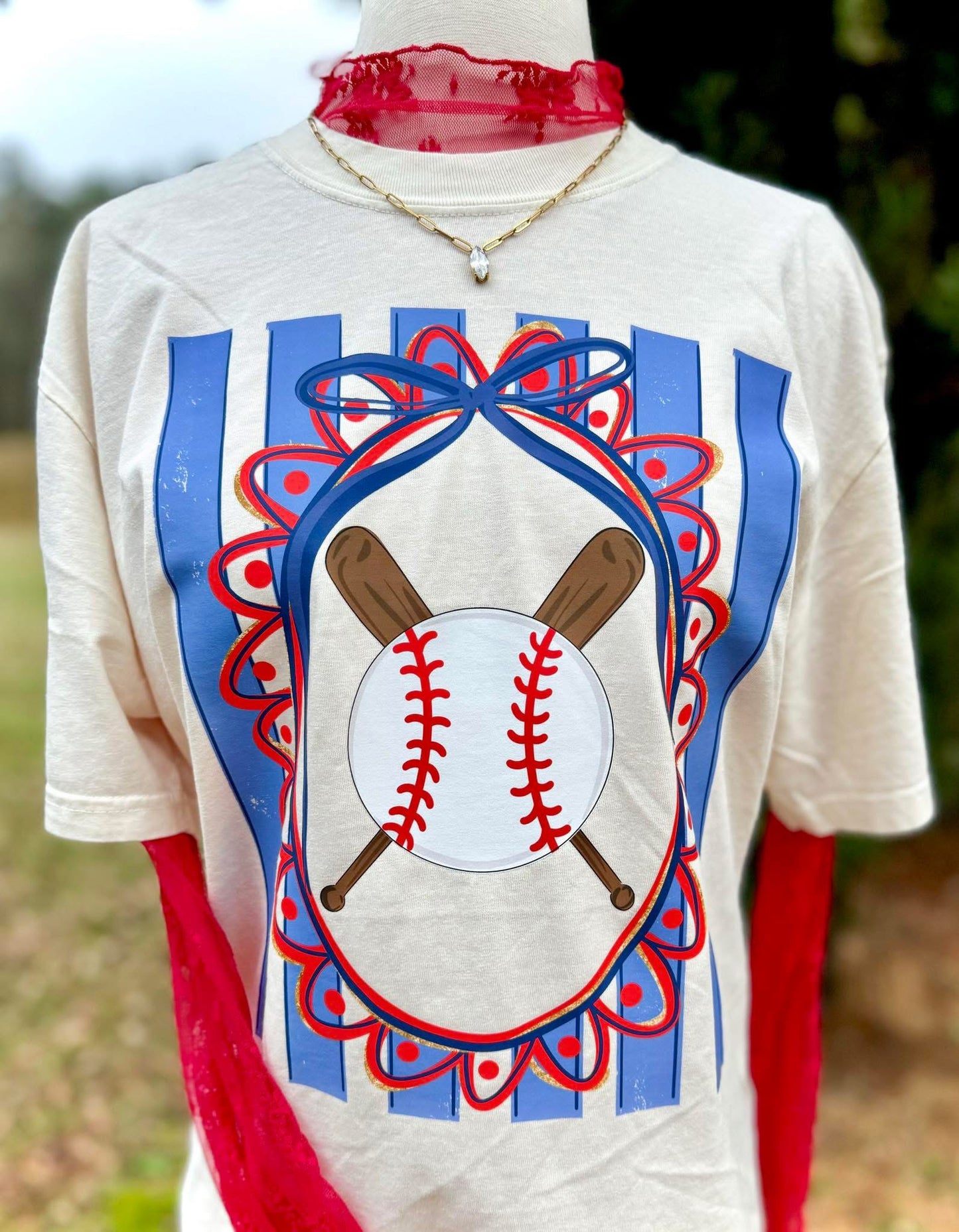 Baseball Striped Coquette