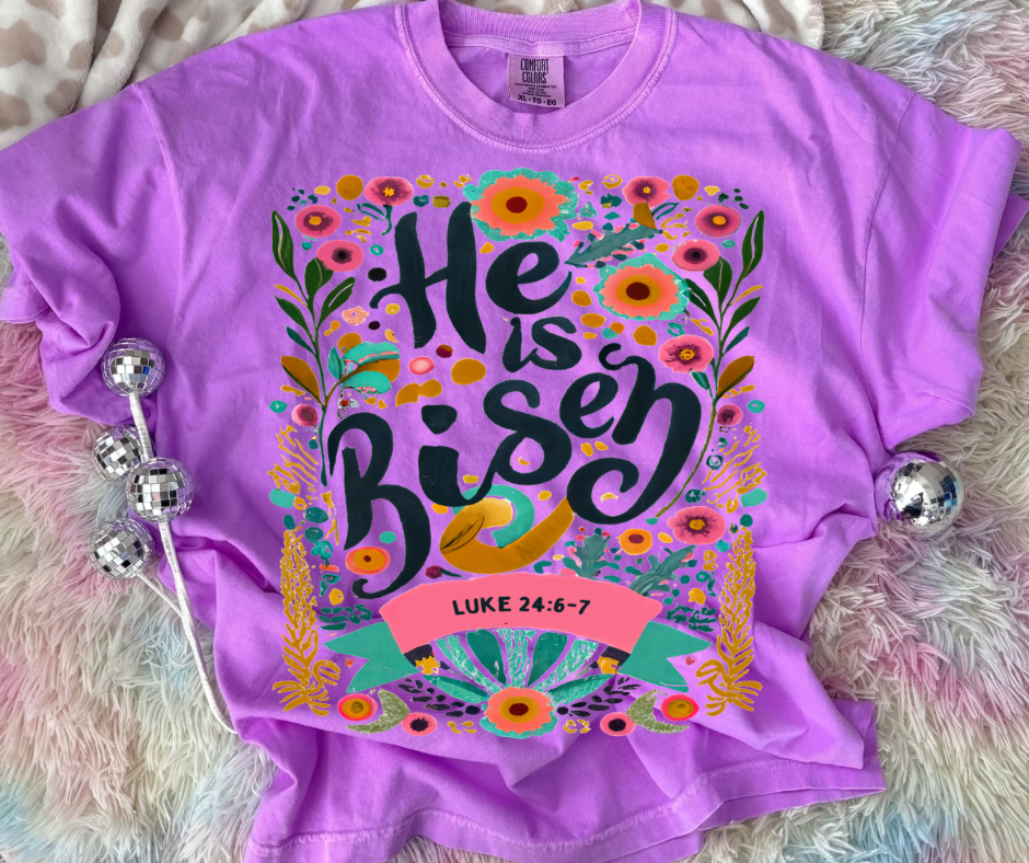 Floral He is Risen