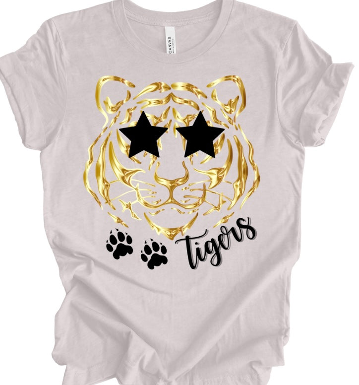 Preppy Tigers (Gold & Black)