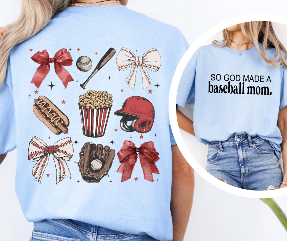 God Made a Baseball Mom - Collage