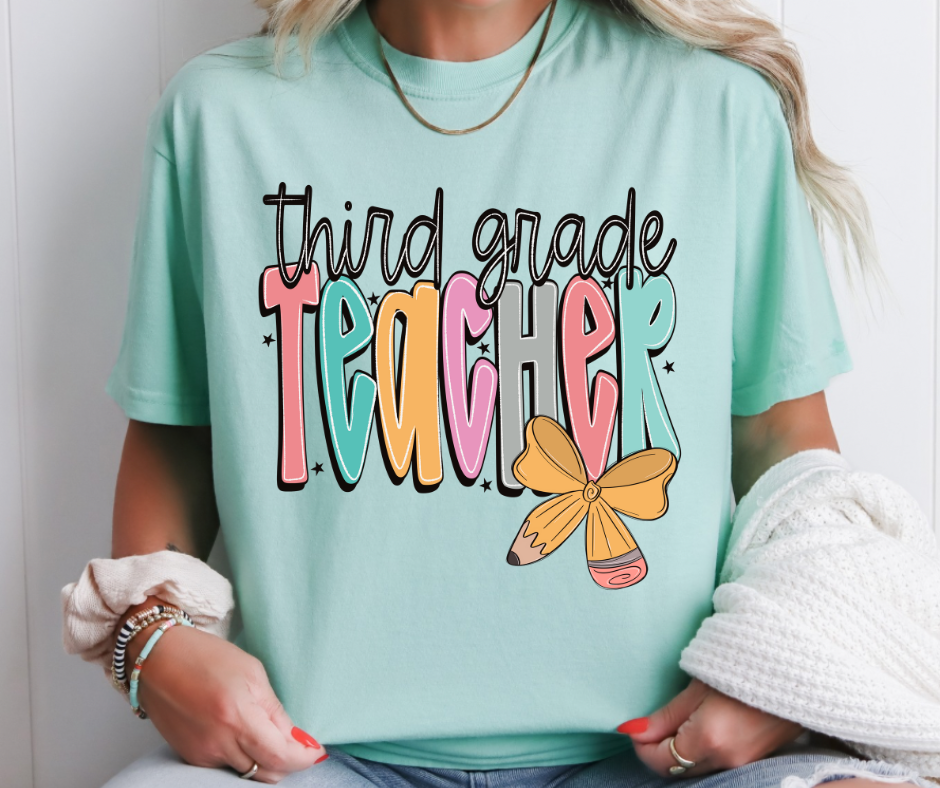 Third Grade Teacher Bow
