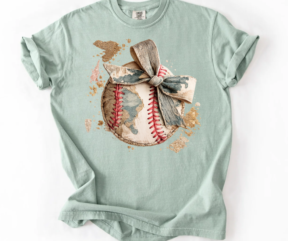 Camo Baseball w/ Bow