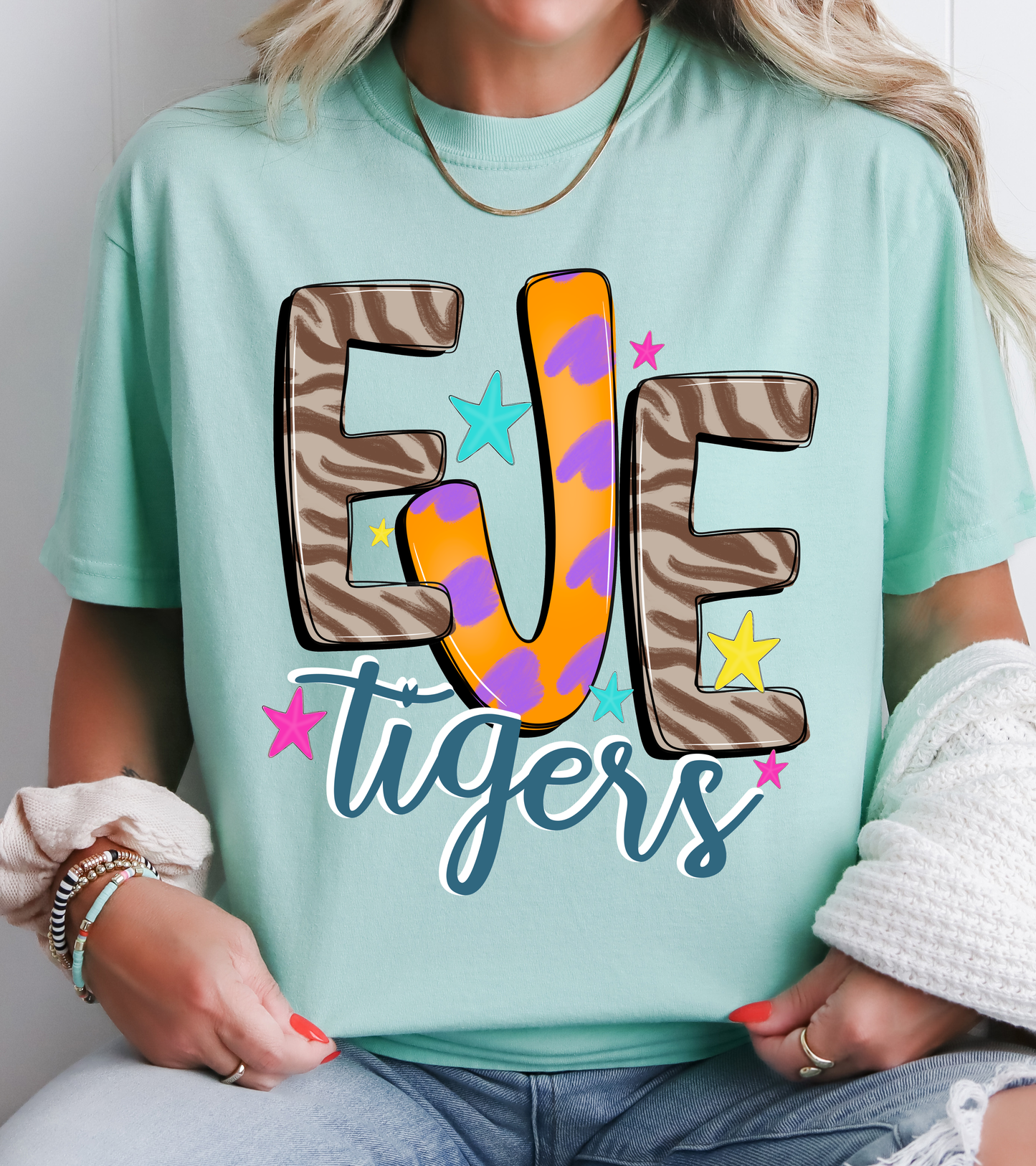 EJE Tigers Funky Doodle