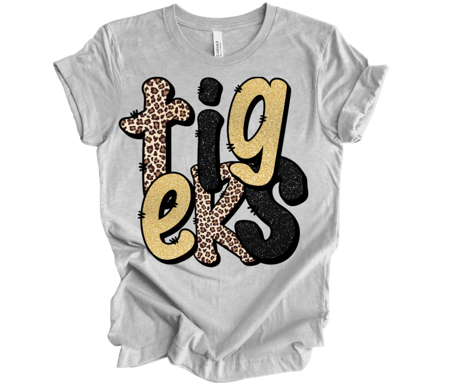 Tigers (Leopard & Faux Glitter)