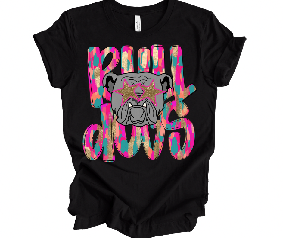 Painted Preppy Bulldogs