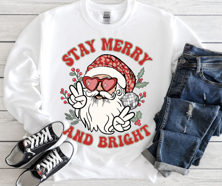 Stay Merry & Bright Santa