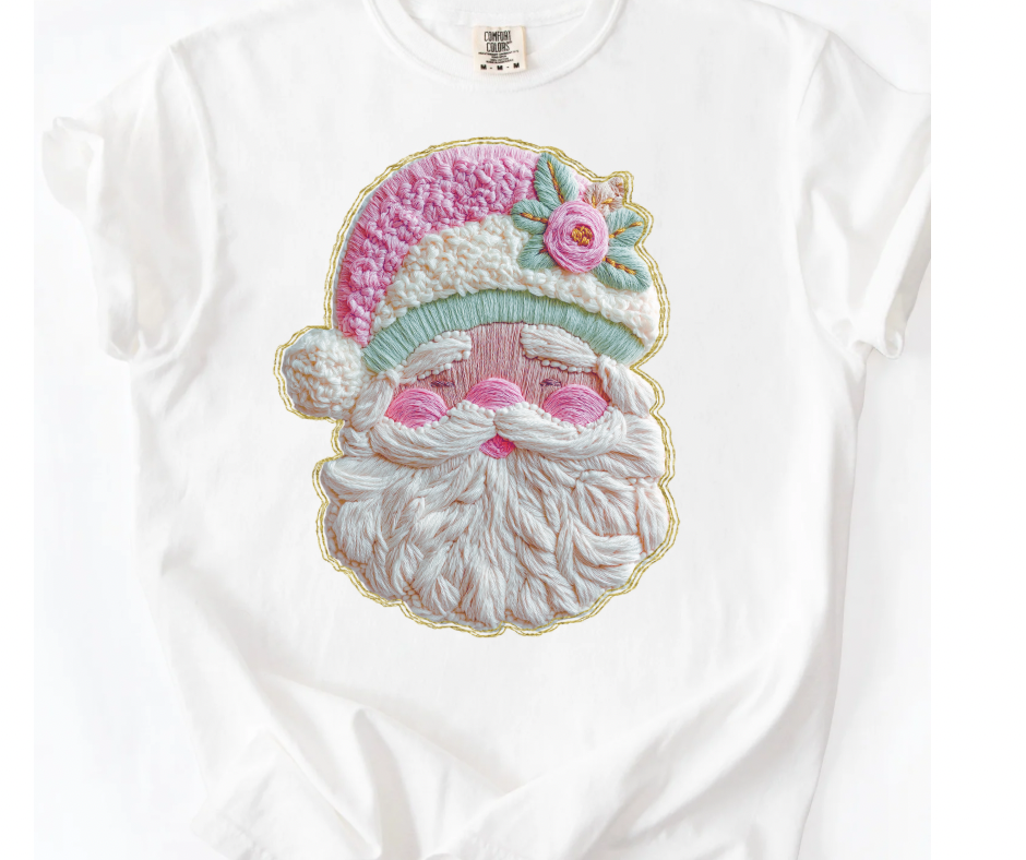 French Knot Santa