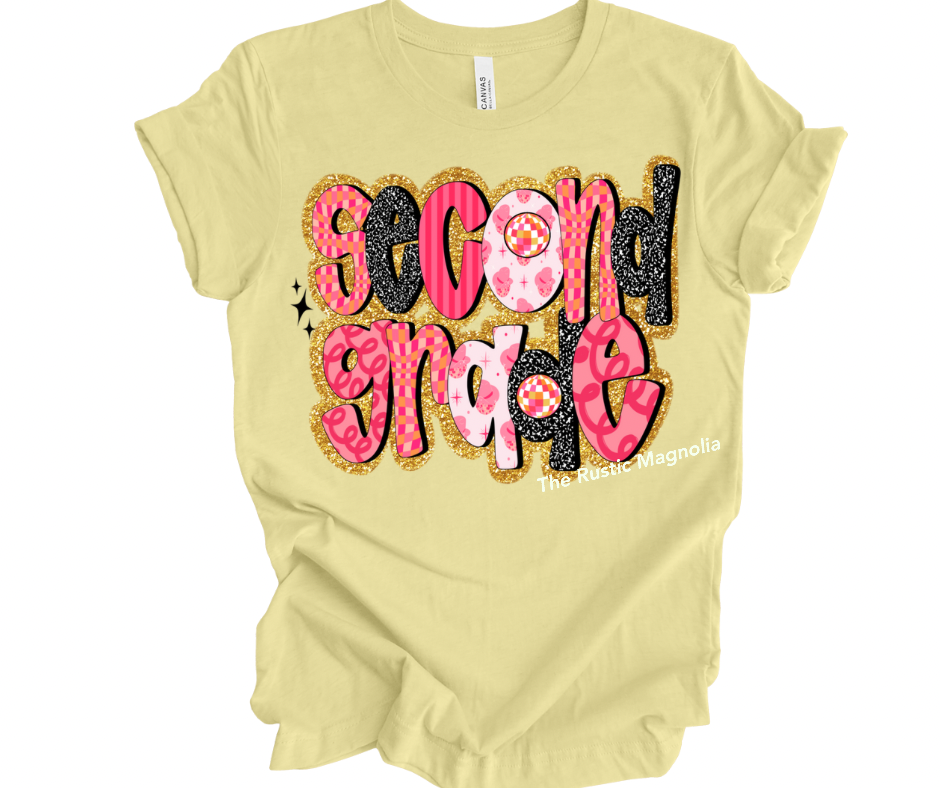 Second Grade - Retro Pink