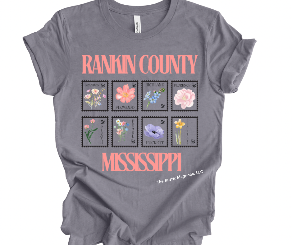 Rankin County MS City Stamps