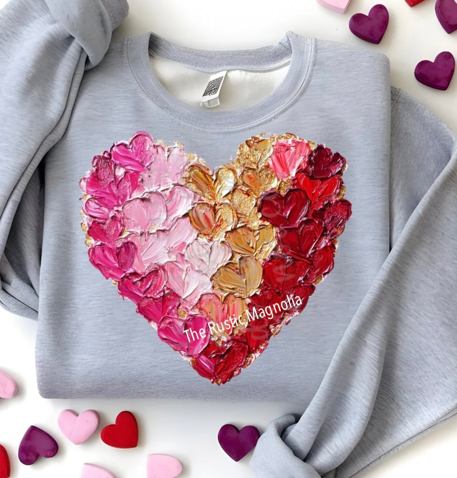 Painted Heart - Valentine