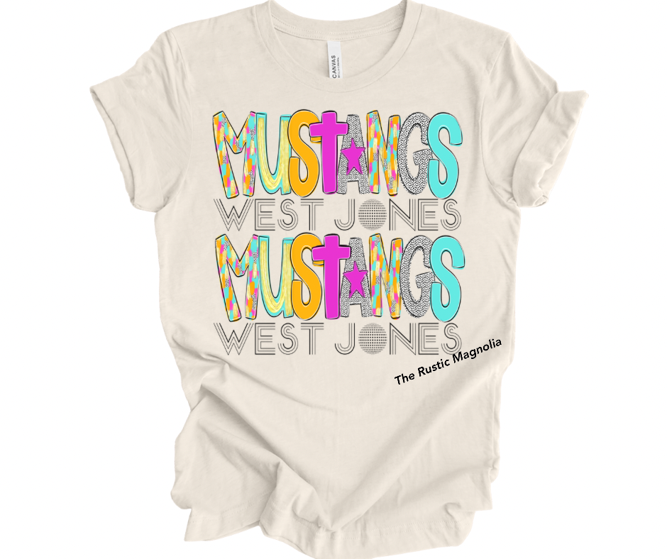 West Jones Mustangs (poppy)