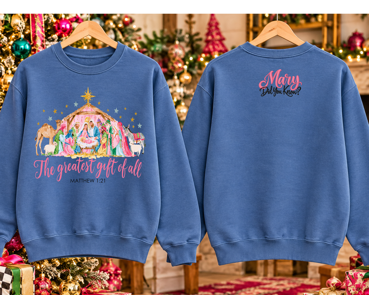 The Greatest Gift of All Nativity (FRONT WITH Mary Did You Know on back)