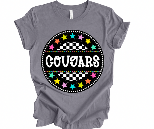 Cougars Checkered Stars