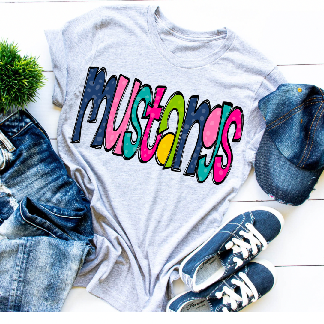 Mustangs Colorful