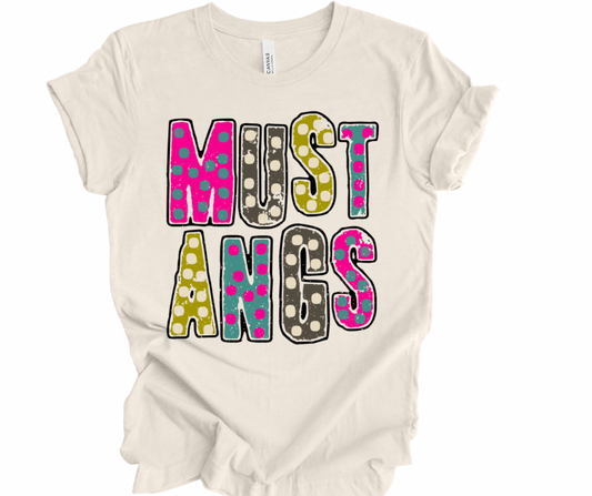 Mustangs Funky Multicolor