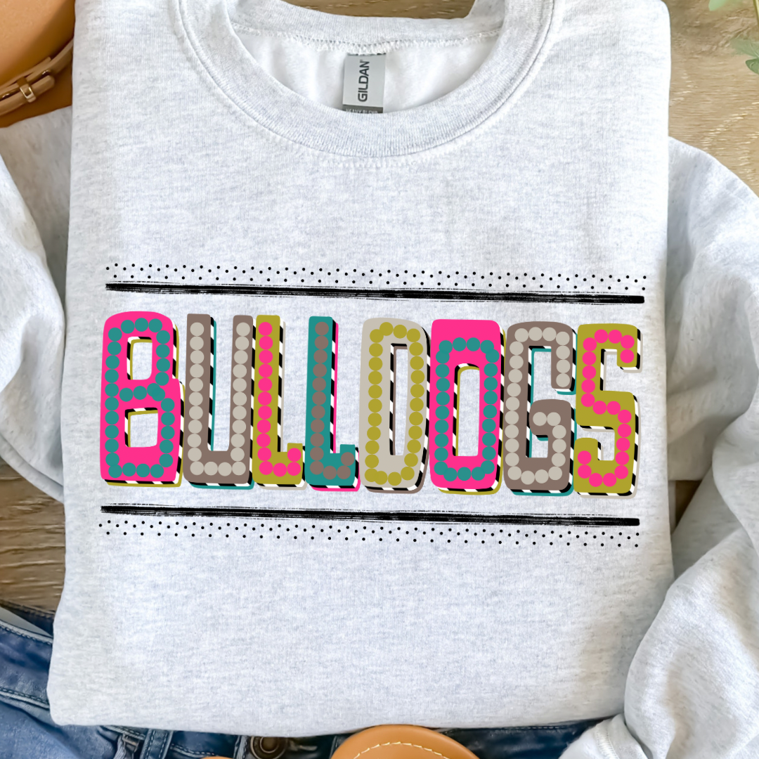 Bulldogs Retro Colorful