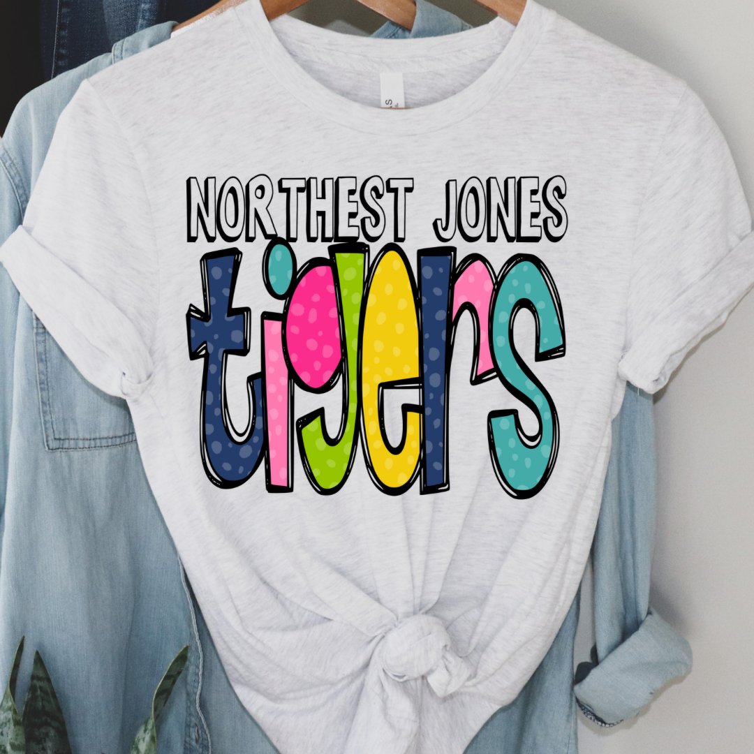 Northeast Jones Tigers Colorful