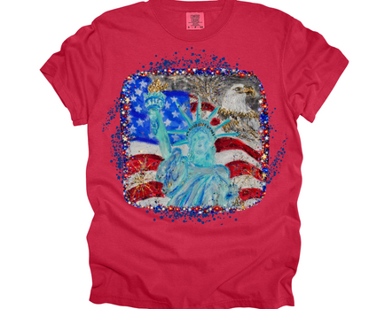 AGA USA Patriotic (Blue Splatter)