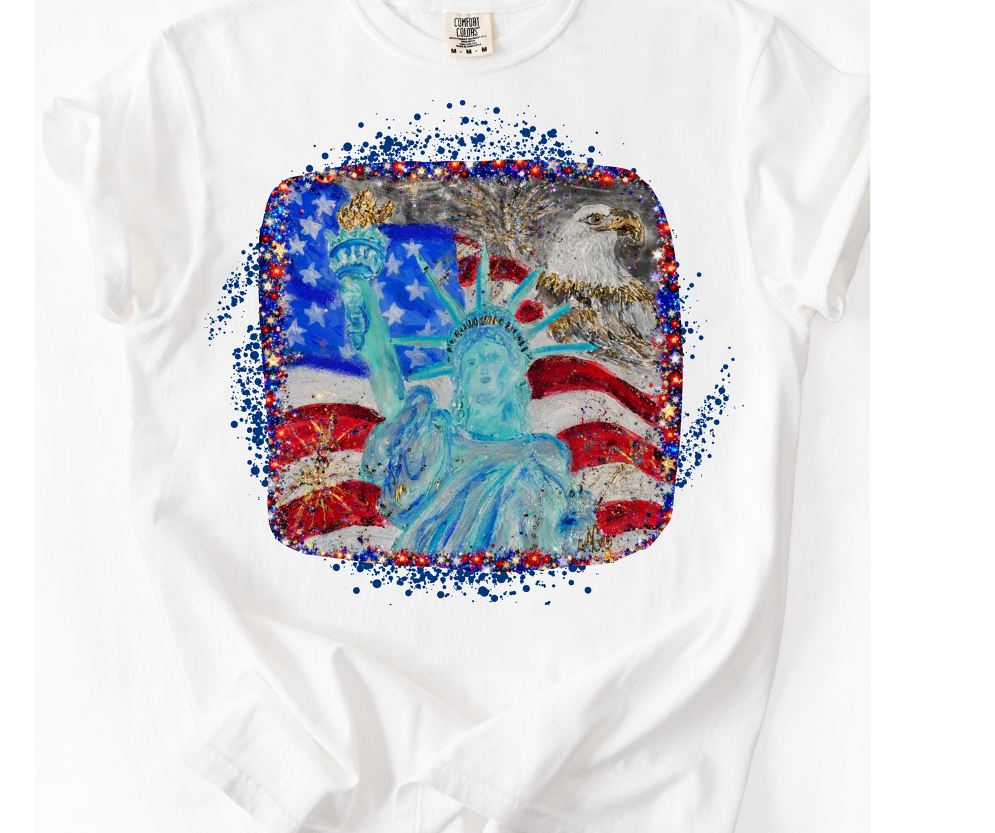 AGA USA Patriotic (Blue Splatter)