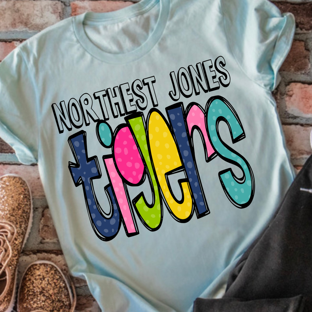 Northeast Jones Tigers Colorful