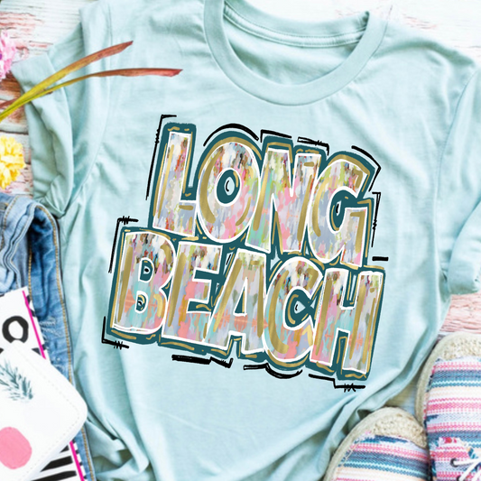 Long Beach - Watercolor