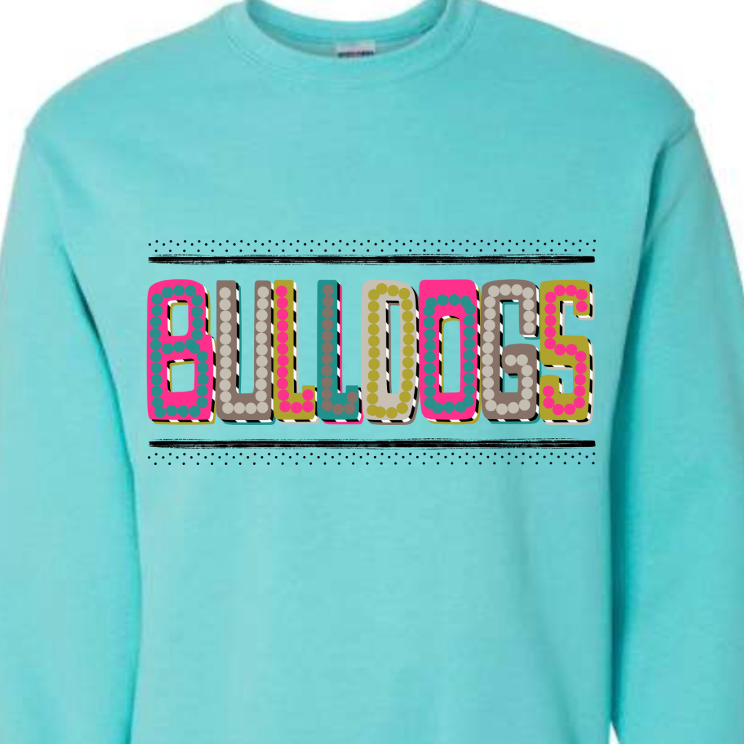 Bulldogs Retro Colorful