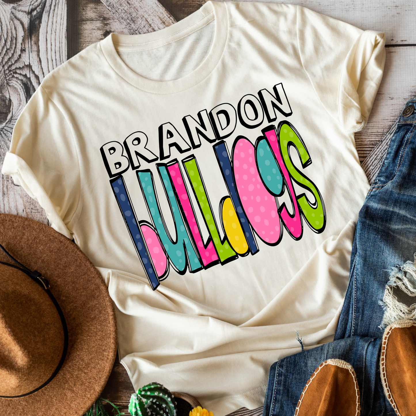 Brandon Bulldogs Colorful