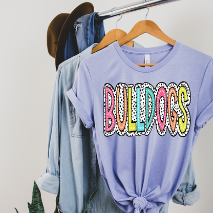 Bulldogs Bright Polka Dot