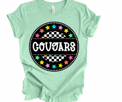 Cougars Checkered Stars