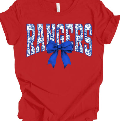 Rangers Toile Bow