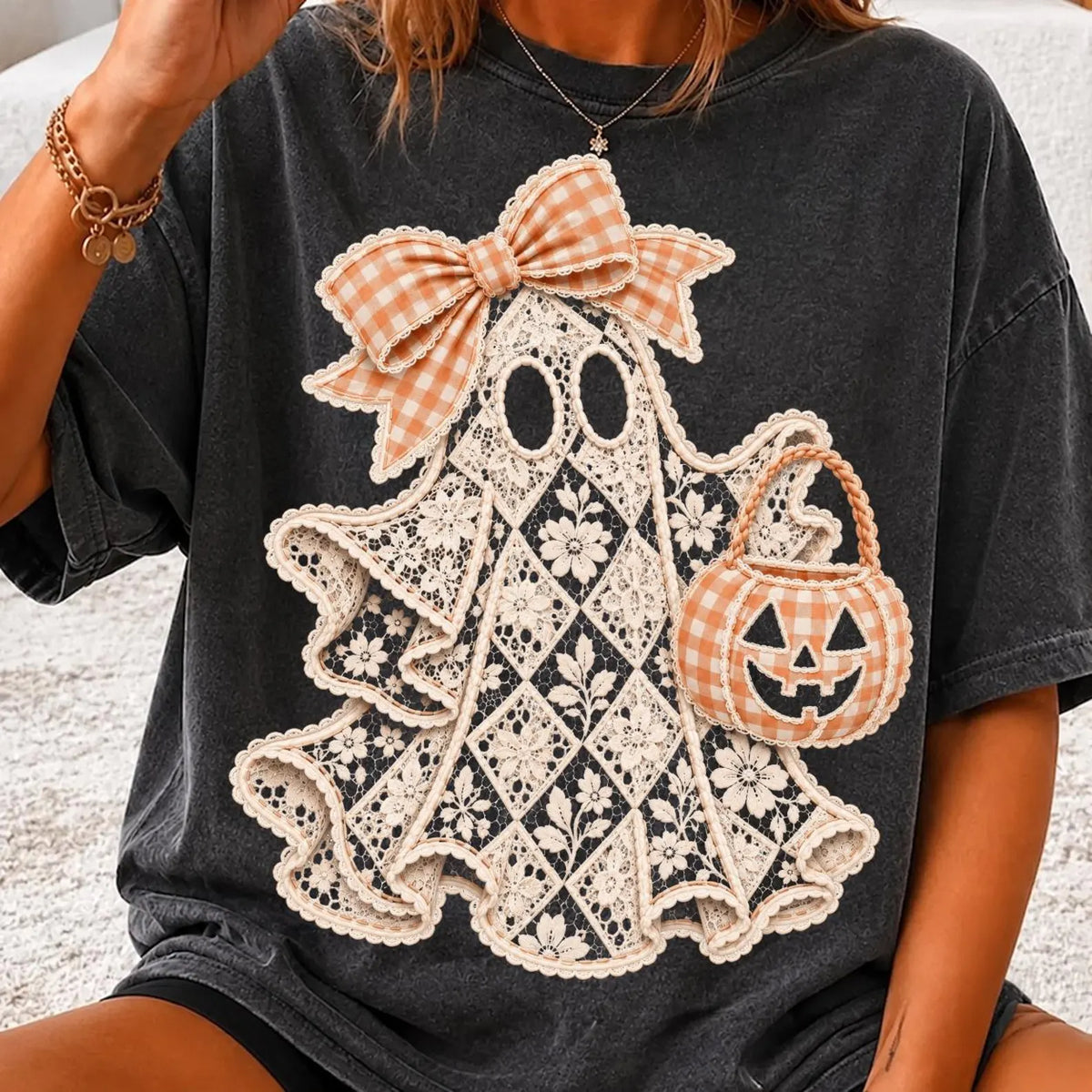 Lace Ghost with Bucket