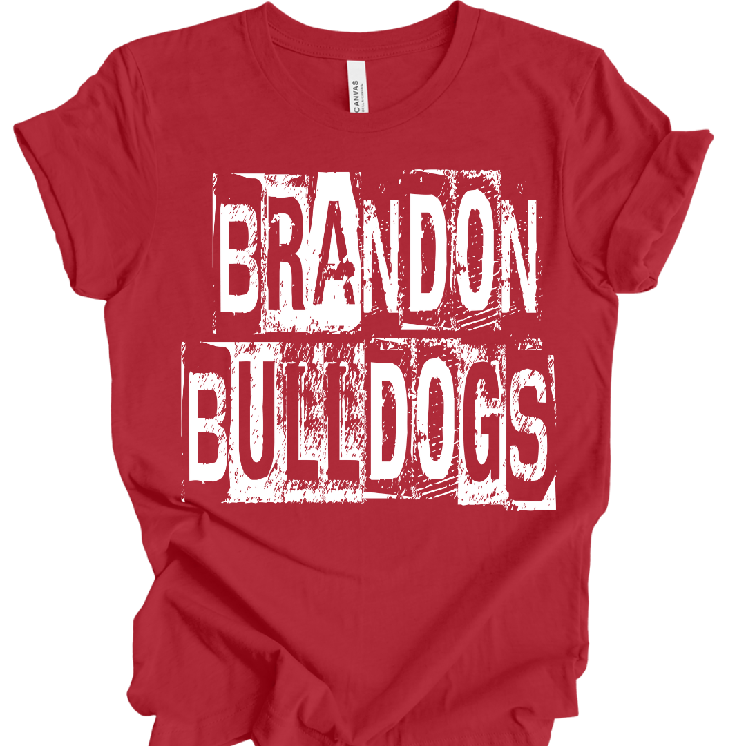 Brandon Bulldogs Grunge