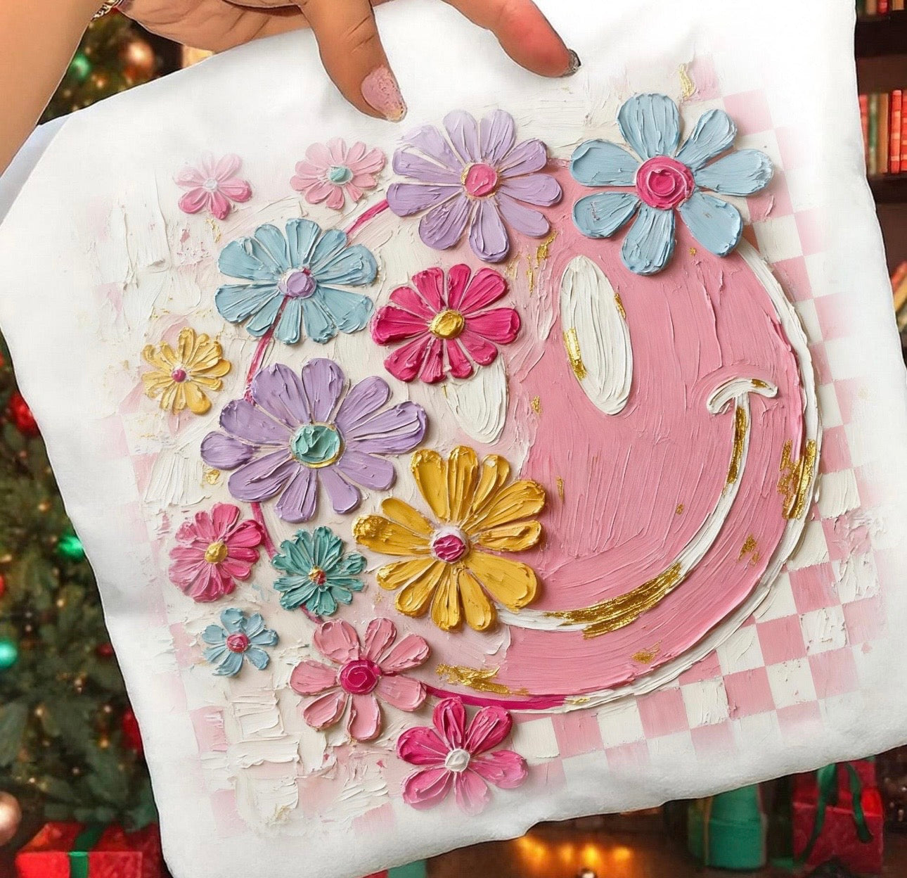 Retro Smiley Floral