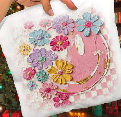 Retro Smiley Floral