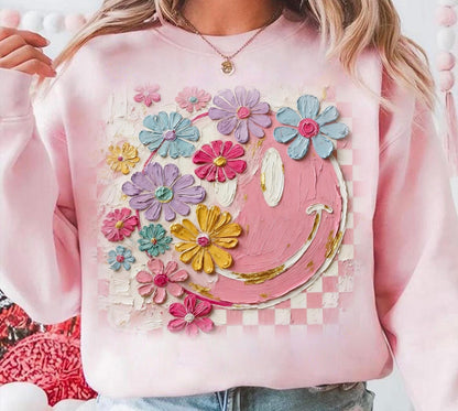 Retro Smiley Floral
