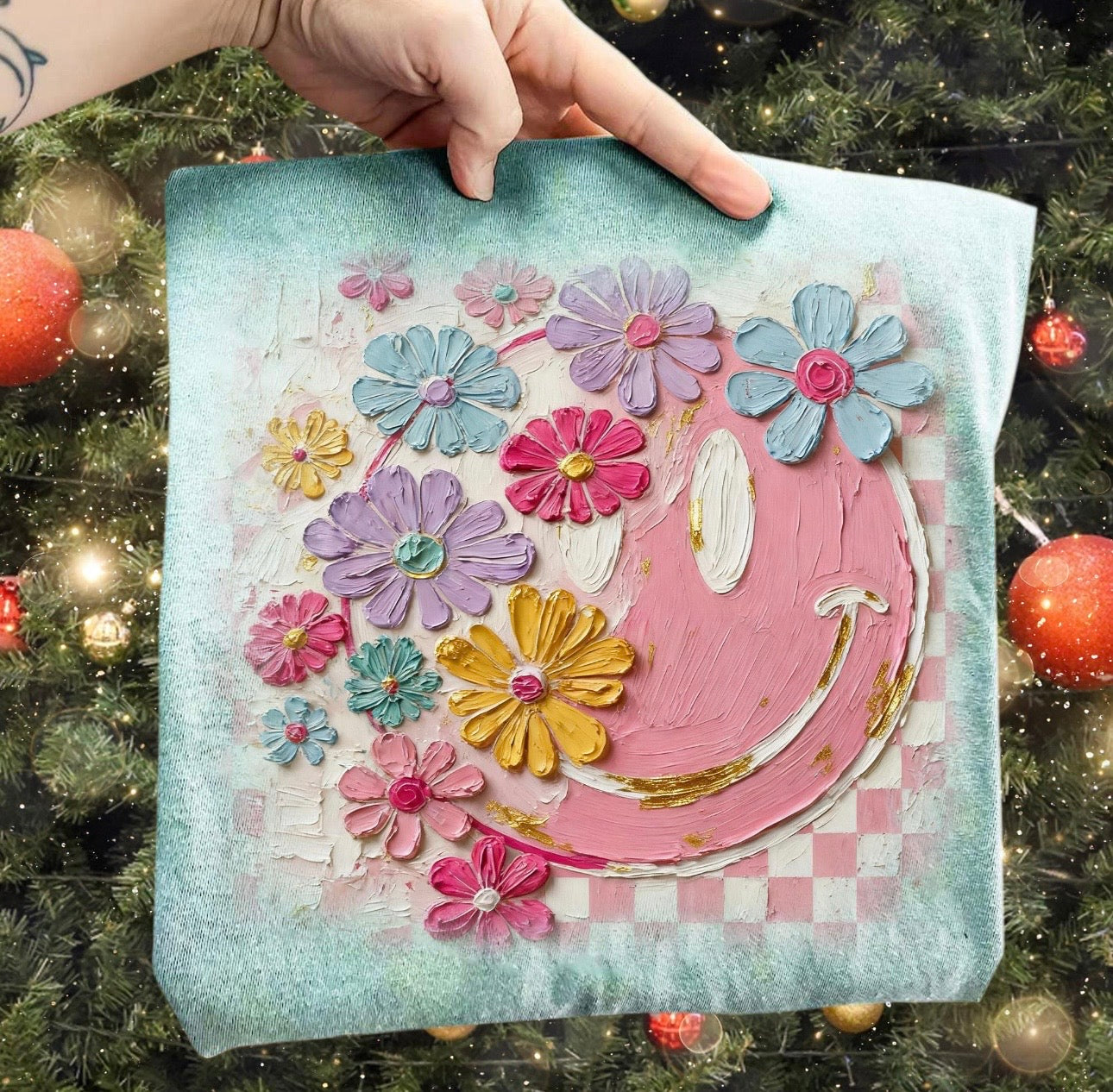 Retro Smiley Floral