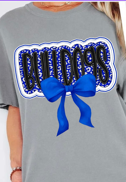 Bulldogs Bow (Blue)