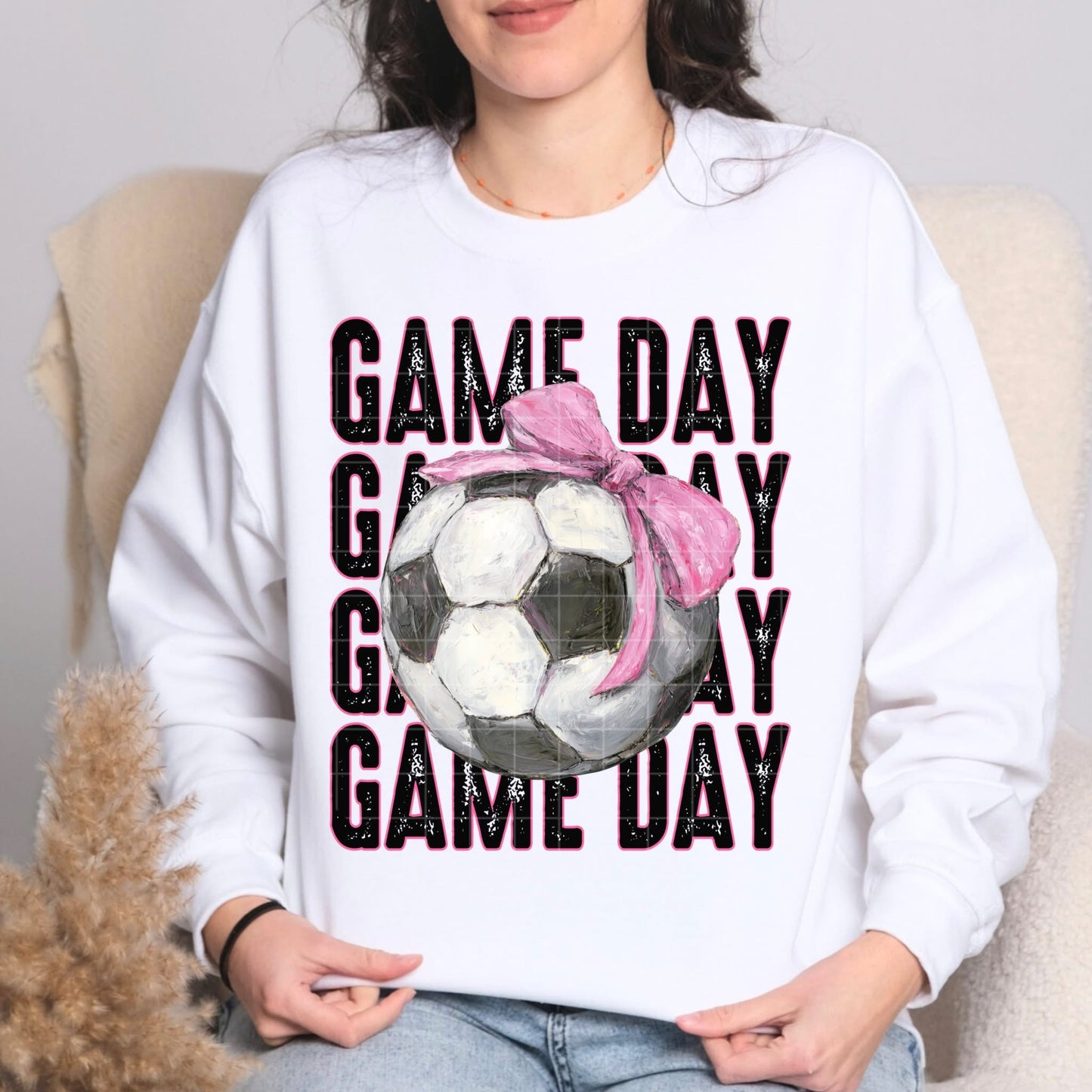 Game Day Soccer (Pink Bow)