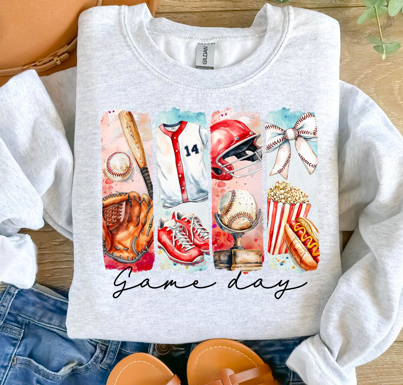 Vintage Baseball Game Day