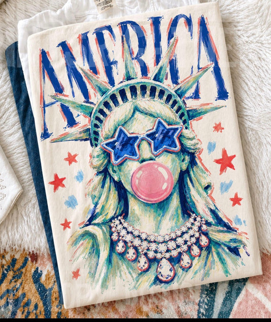 America Statue of Liberty Bubble