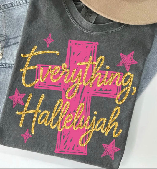 Everything Hallelujah Cross & Stars